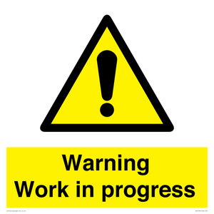 Warning Work in progress